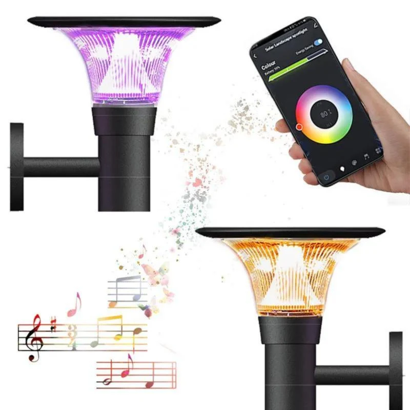 Lanterne Solaire Connectée Murale UFO RGBW IP65 (Lot de 4)