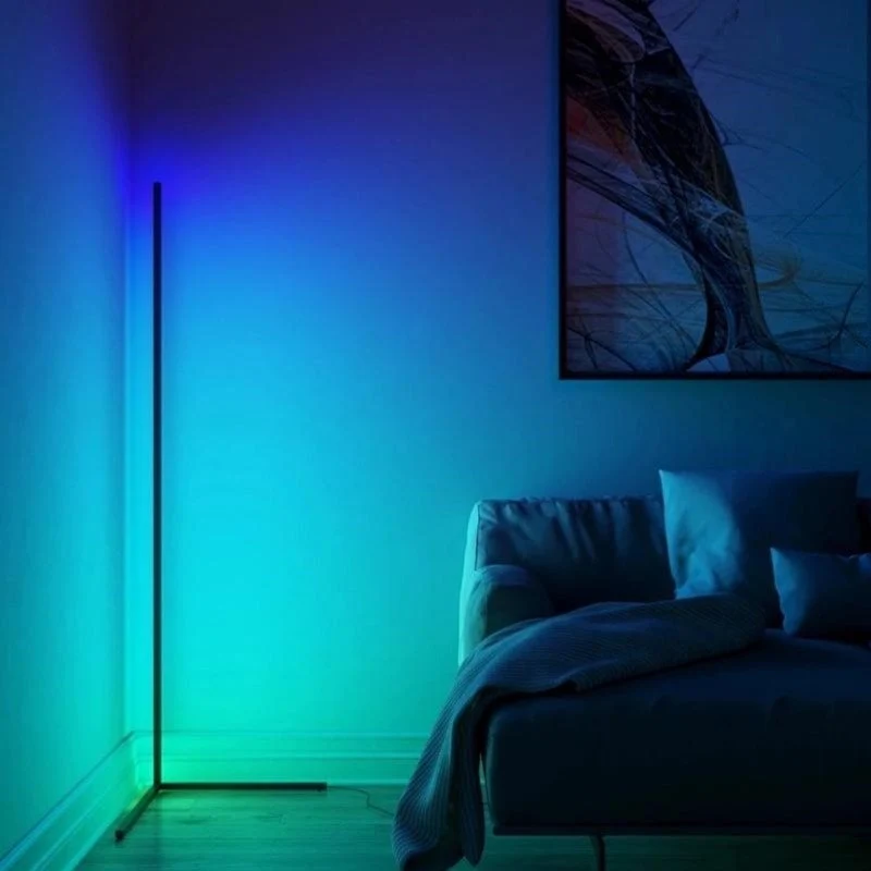 Lampe sur Pied Connectée WiFi RGBW 142cm avec Télécommande
