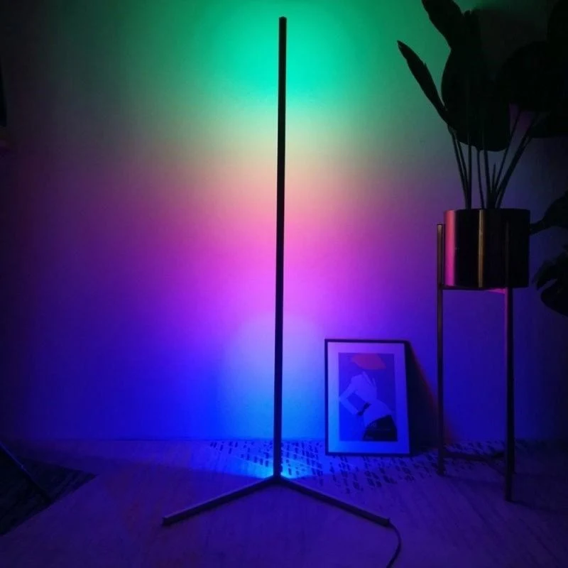 Lampe sur Pied Connectée WiFi RGBW 142cm avec Télécommande