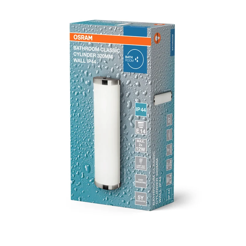 OSRAM CLASSIC CYLINDER Applique murale de salle de bain 320mm, E14