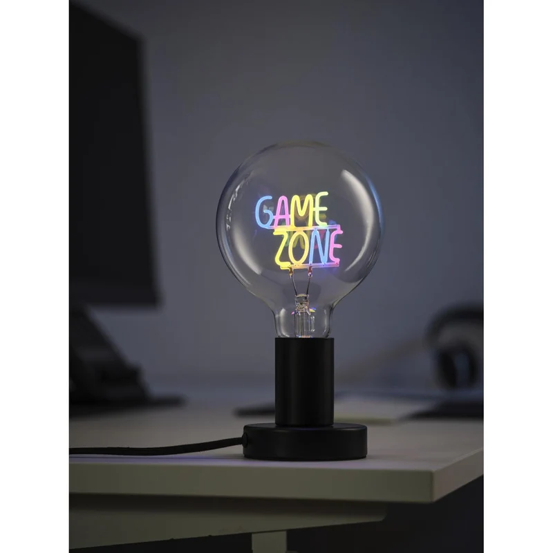 OSRAM 1906 LAMPE DE TABLE LETTER Tischleuchte Game Zone 1.2W E27