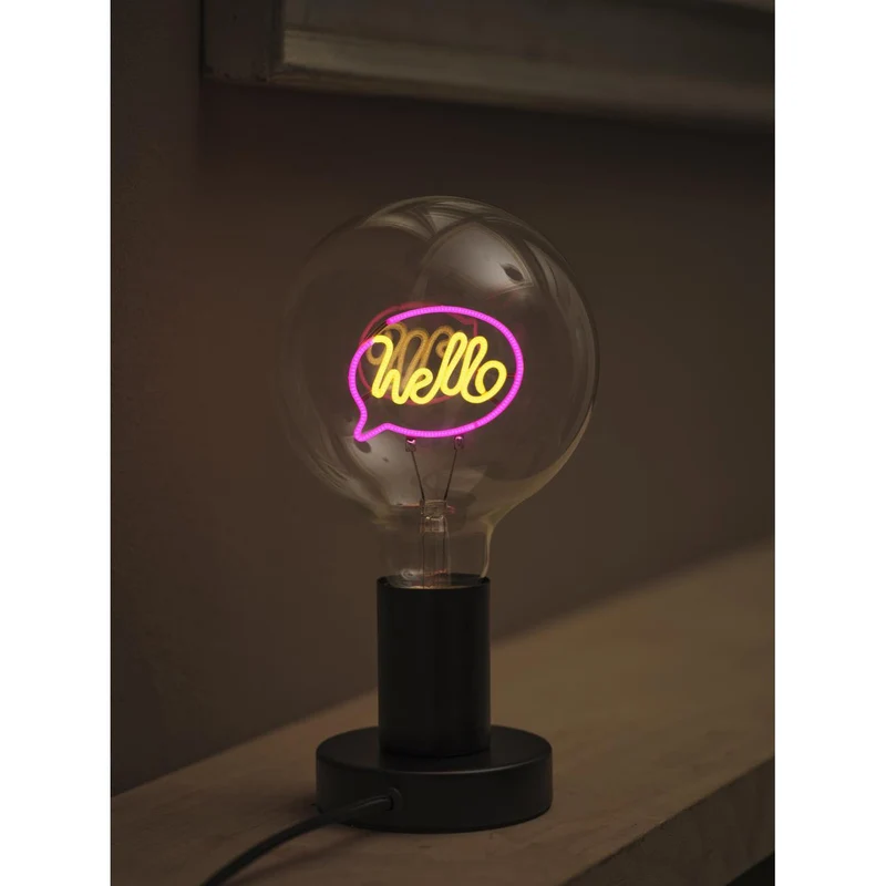 OSRAM 1906 LAMPE DE TABLE LETTER Hello 1.2W E27