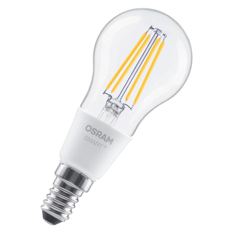 OSRAM Matter SMART+ Ampoule LED connectée, forme classique, 4W, 2700K, blanc chaud, E14
