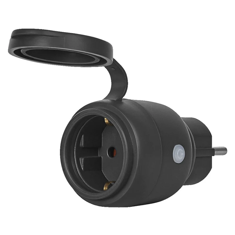 OSRAM Matter SMART+ COMPACT Prise intelligente extérieure, noire