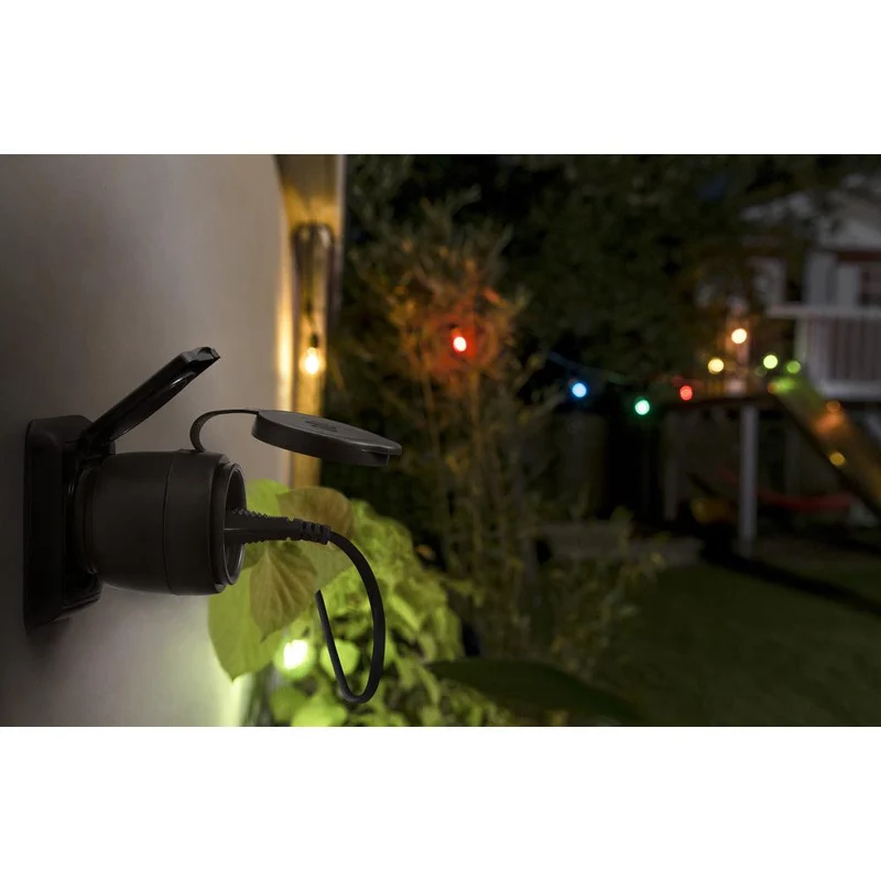 OSRAM Matter SMART+ COMPACT Prise intelligente extérieure, noire