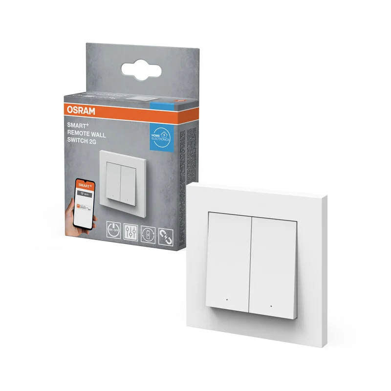 OSRAM Wifi SMART+ interrupteur mural magnétique intelligent à 2 boutons