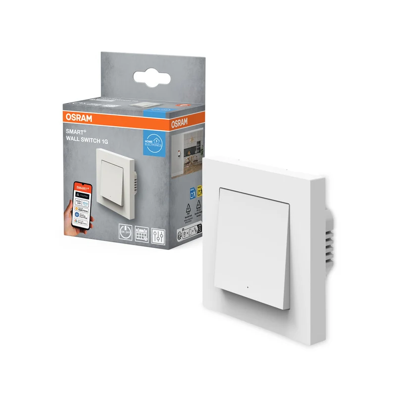 OSRAM Matter SMART+ interrupteur mural encastré plus intelligent 1 canal