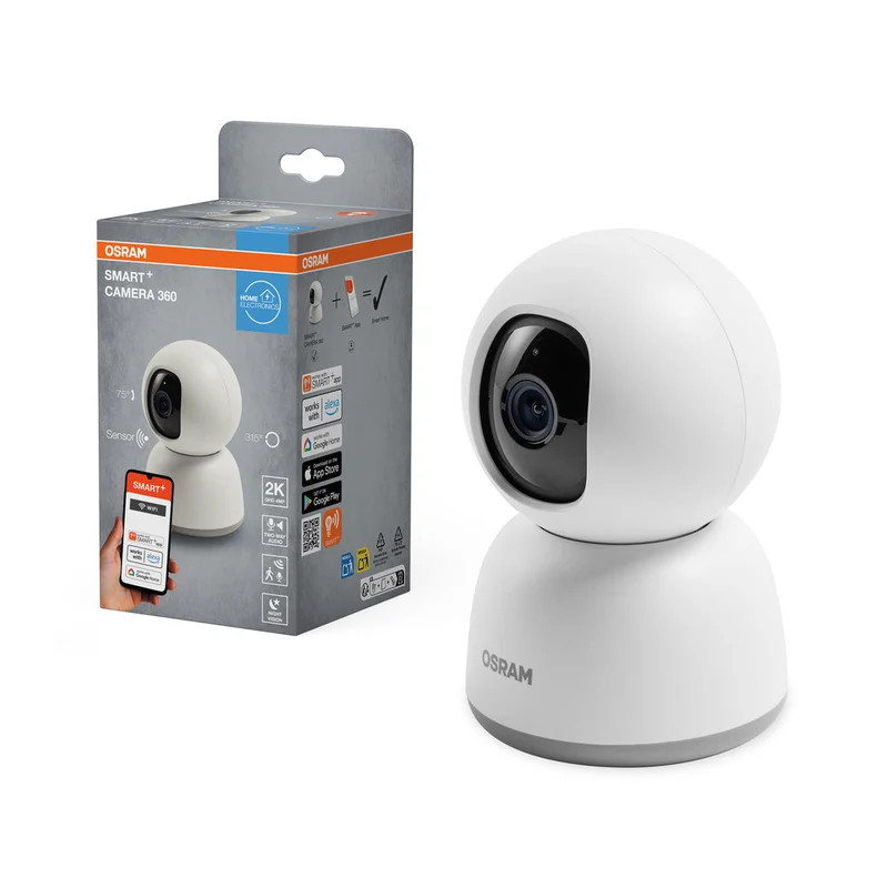 OSRAM Wifi SMART+ caméra de surveillance intelligente blanche