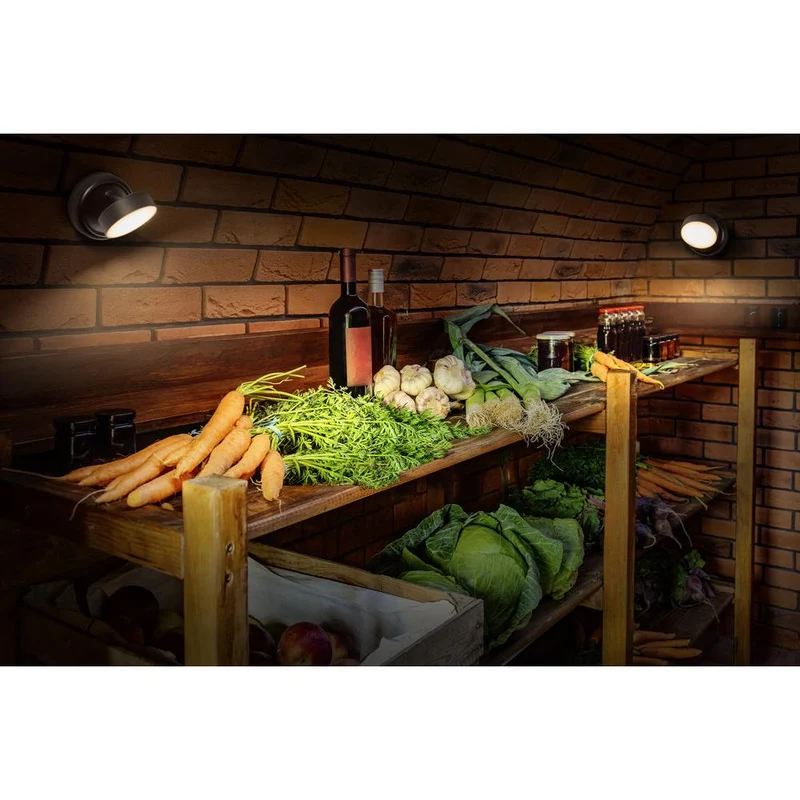 OSRAM NIGHTLUX ROUND Lampe Dimmbare Rechargeable USB Noire