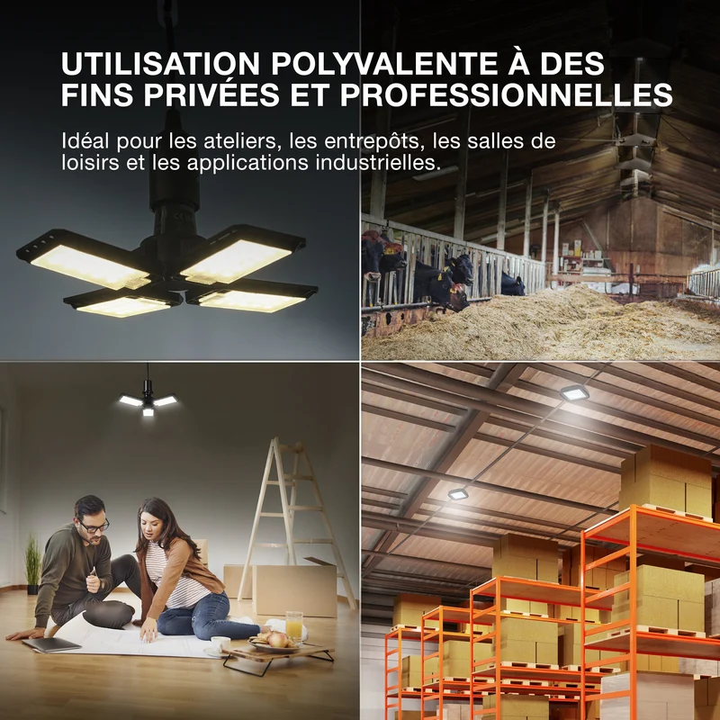 OSRAM Highbay Blade lampe de plafond avec ailes 40W 840 E27