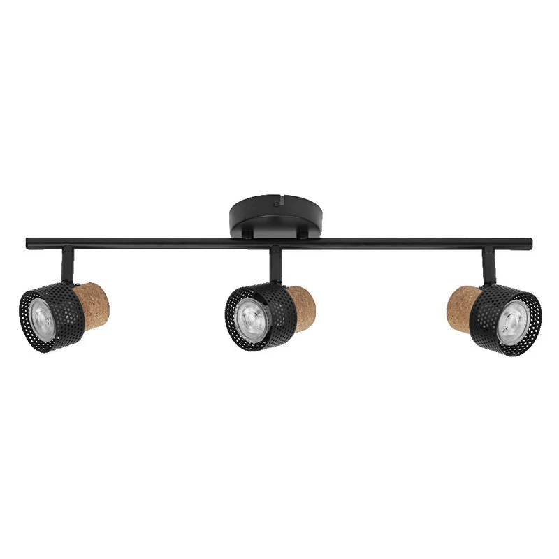 OSRAM DECOR SPOT CORK Plafonnier, 3 x 3,4W, 690lm, noir