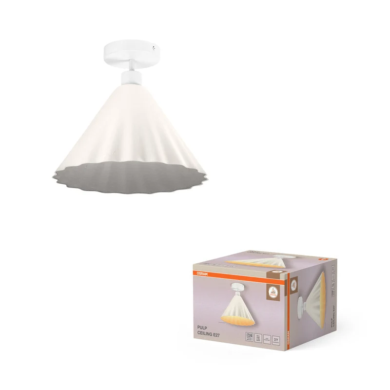 OSRAM DECOR Plafonnier Decor Pulp blanc, E27, 310 mm