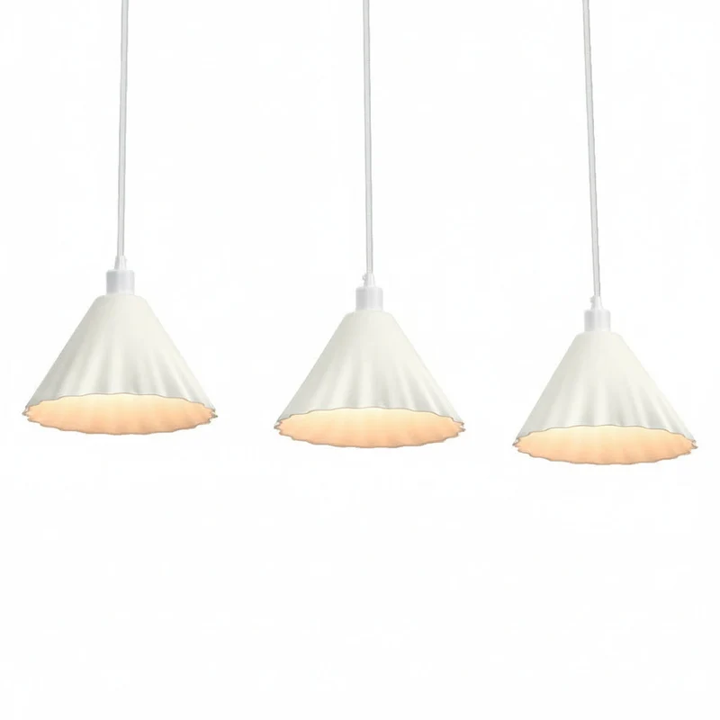 OSRAM DECOR Suspension 3-flammes Decor Pulp blanc, E14