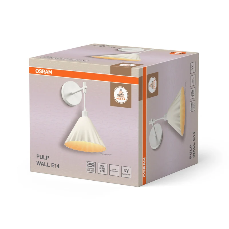 OSRAM DECOR Applique murale Decor Pulp blanc, E14, 218 mm