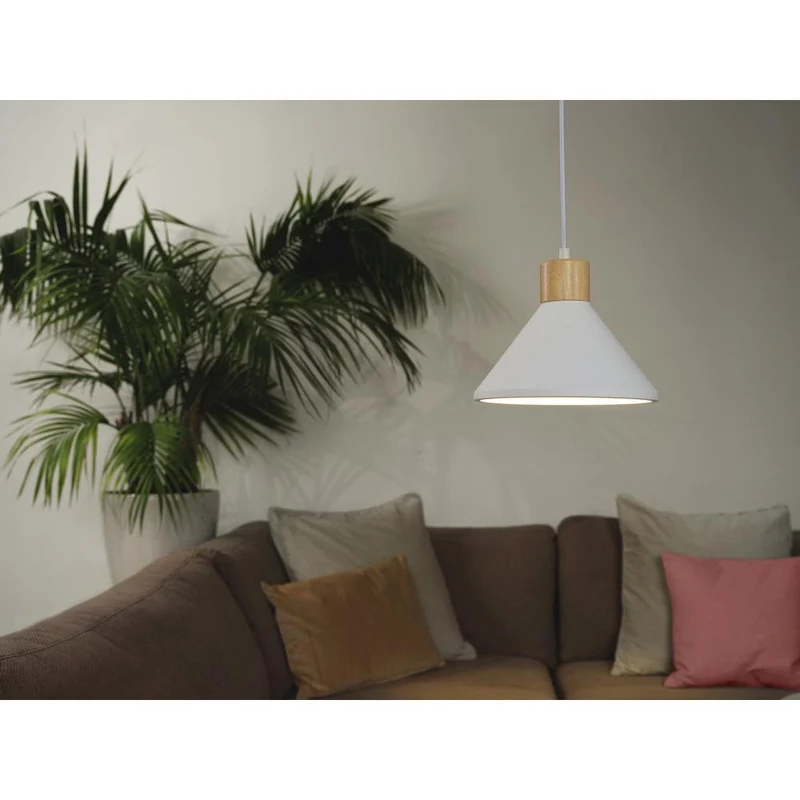 OSRAM DECOR Plâtre Bois Gips Suspension, E27, 220 mm