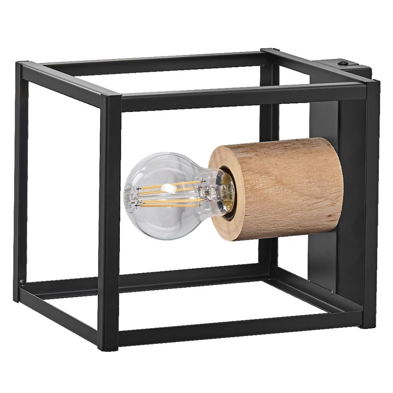 OSRAM DECOR Nairobi Applique murale, noir, douille E27