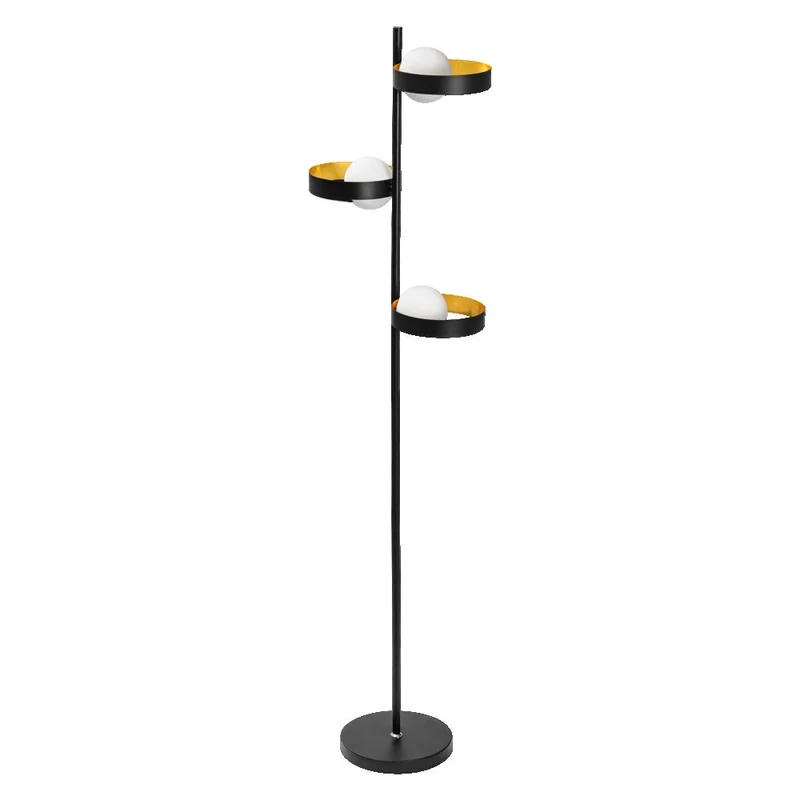 OSRAM DECOR Memphis lampadaire, noir/or, douille G9