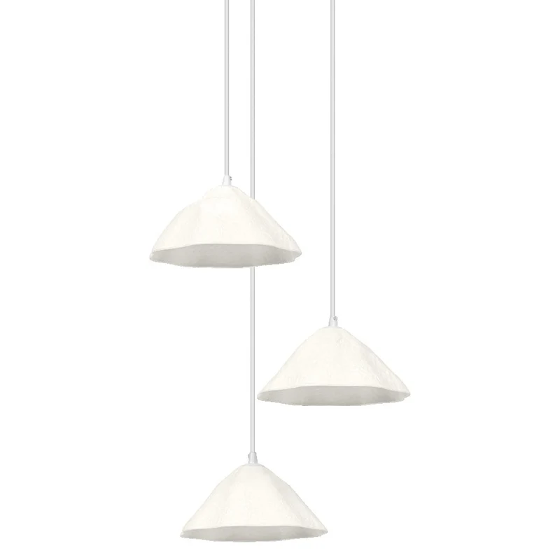 OSRAM DECOR Suspension 3-flammes Decor Lotus Leaf blanc, E14