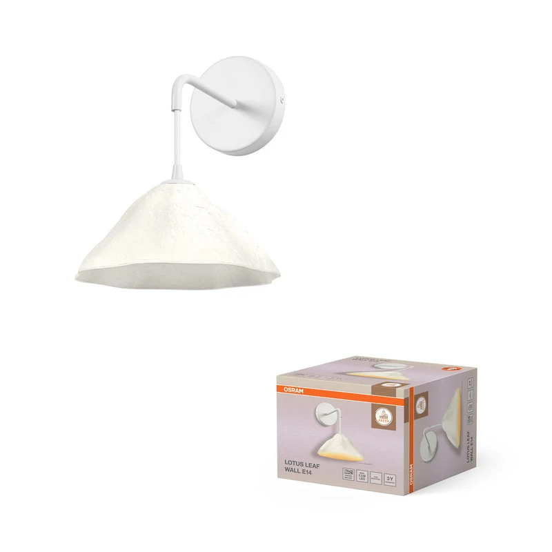OSRAM DECOR Applique murale Decor Lotus Leaf blanc, E14, 219 mm
