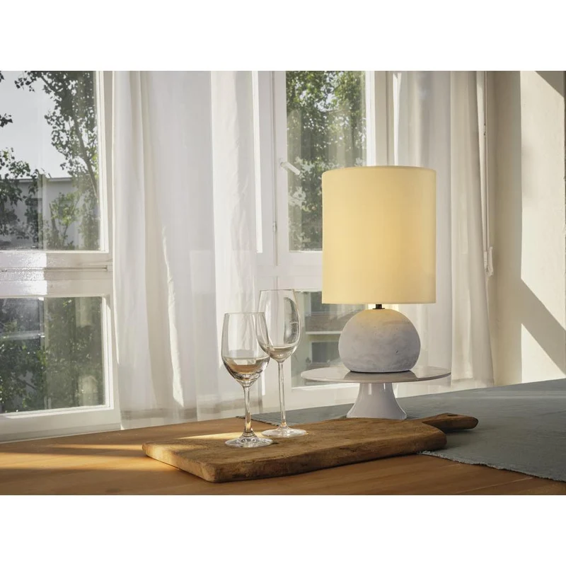 OSRAM DECOR Lampe de table Impact beige et gris, E27