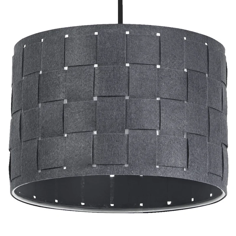 OSRAM DECOR Suspension Décor Tissage en feutre gris, E27, 280 mm