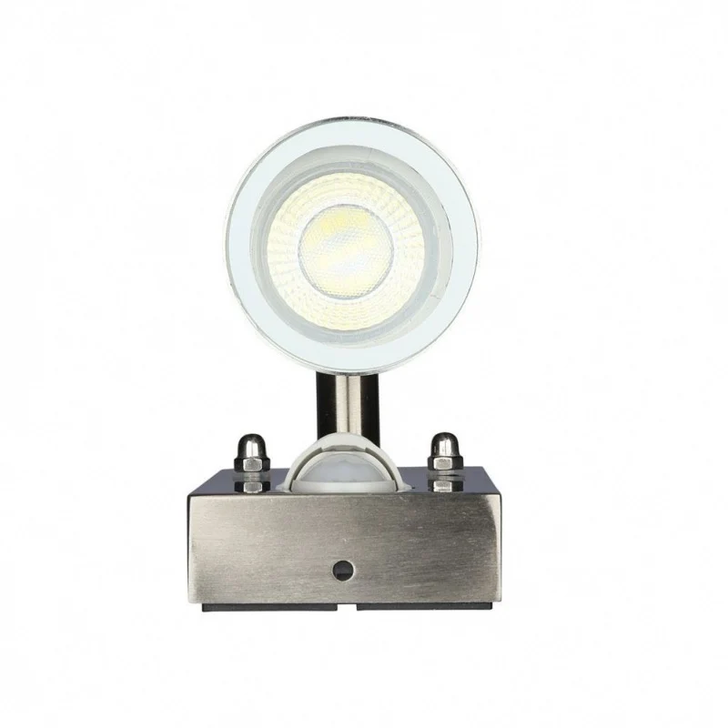 Applique Murale LED IP44 Double Faisceau GU10 avec Détecteur de Mouvement