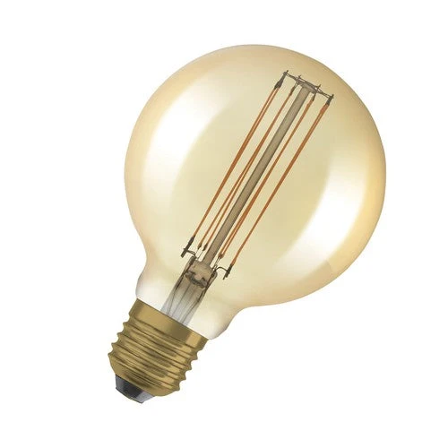 Lampe LED OSRAM Vintage 1906, teinte dorée, 5,8 W, 470 lm, blanc chaud, E27