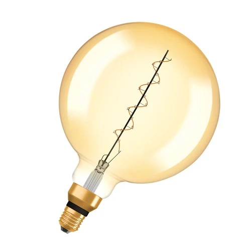 Lampe LED OSRAM Vintage 1906, teinte dorée, 4,8 W, 400 lm, blanc chaud, E27