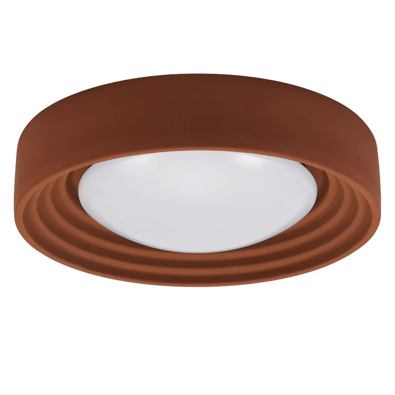 LEDVANCE ORBIS Plafonnier en béton, dimmable Click-DIM, 400mm 18W 1500lm marron