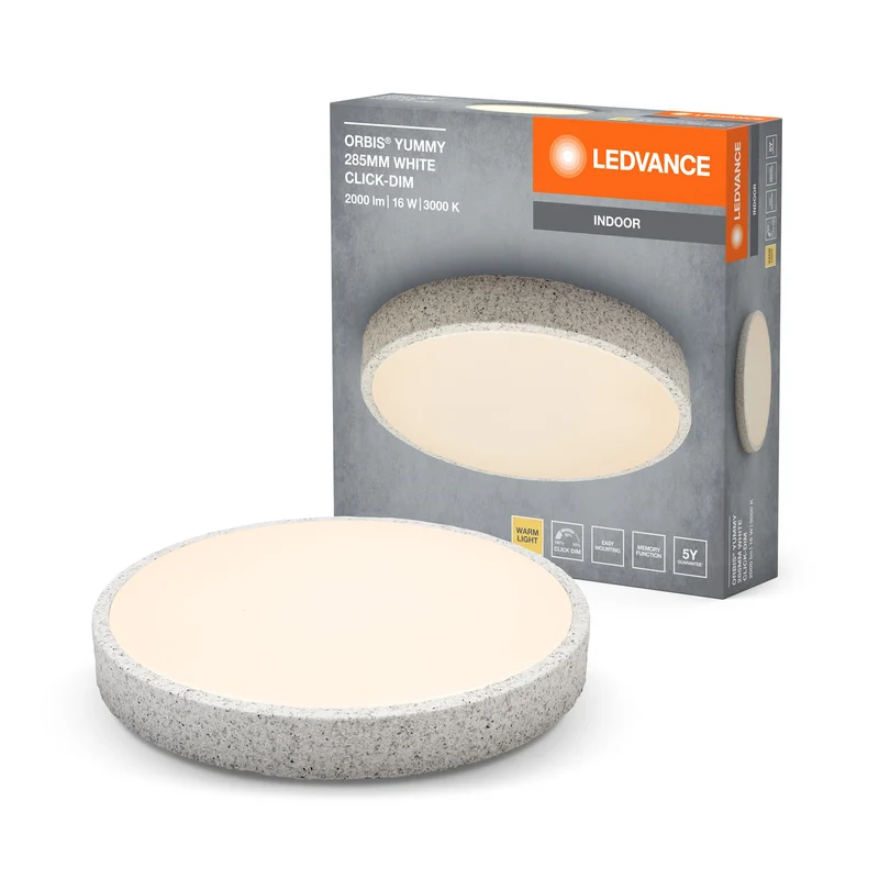 LEDVANCE ORBIS Yummy plafonnier 16W 285mm dimmable blanc