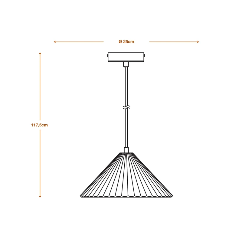 LEDVANCE DECOR Concrete Pyramid suspension en béton, E27, 250 mm