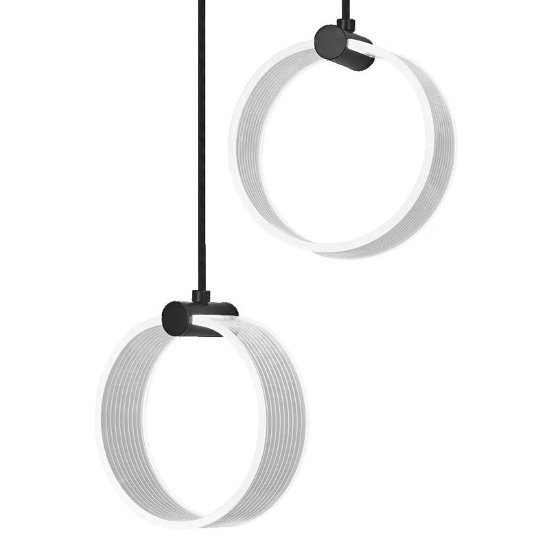 LEDVANCE DECOR Suspension Circulaire, 2 Suspensions, 14W, Click CCT Noir