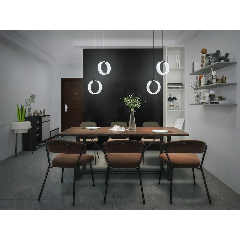LEDVANCE DECOR Suspension Circulaire, 2 Suspensions, 14W, Click CCT Noir