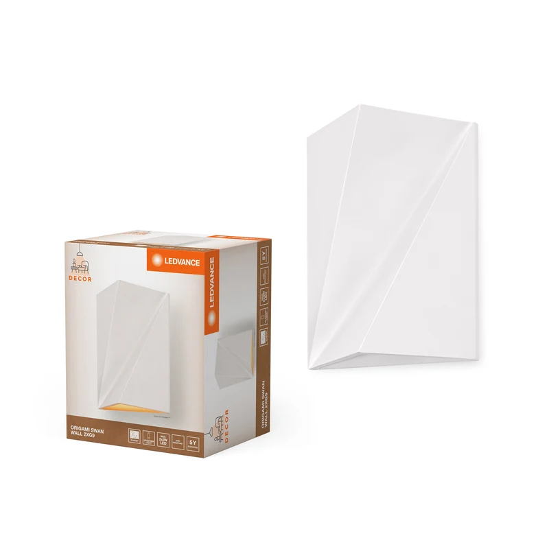 LEDVANCE DÉCOR Origami Cygne Applique Murale 2xG9 Blanc
