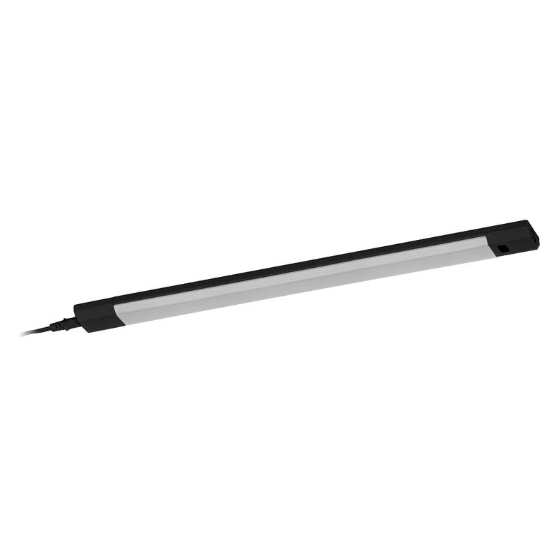 Spot sous meuble LEDVANCE LINEAR EDGE SENSOR 50cm CCT DIM Noir, 640 lm, 3000…4000…6500 K, blanc chaud|blanc froid|lumière du jour