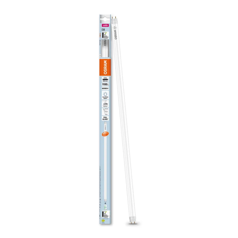 OSRAM LED Tube TUBE T8 EM CAPTEUR DE MOUVEMENT 60cm 6.8W 840, 1100 lm, 4000 K, Blanc froid