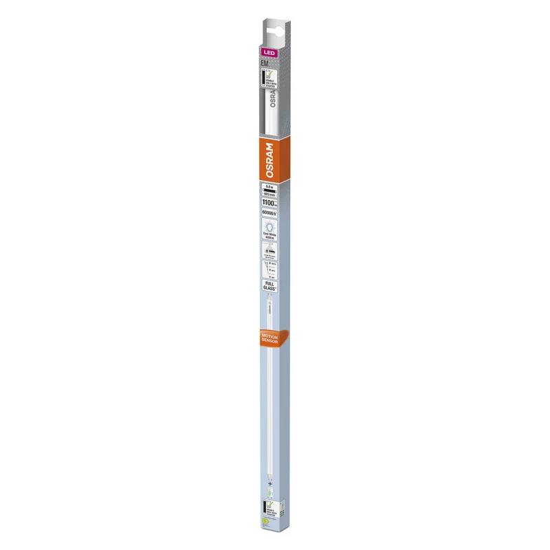 OSRAM LED Tube TUBE T8 EM CAPTEUR DE MOUVEMENT 60cm 6.8W 840, 1100 lm, 4000 K, Blanc froid