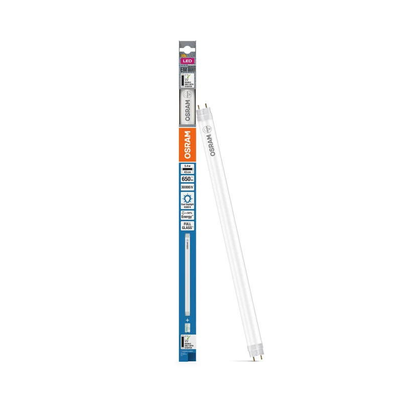 OSRAM LED tube TUBE T8 EM 43,8cm 5.4W 865, 650 lm, 6500 K, lumière du jour froide