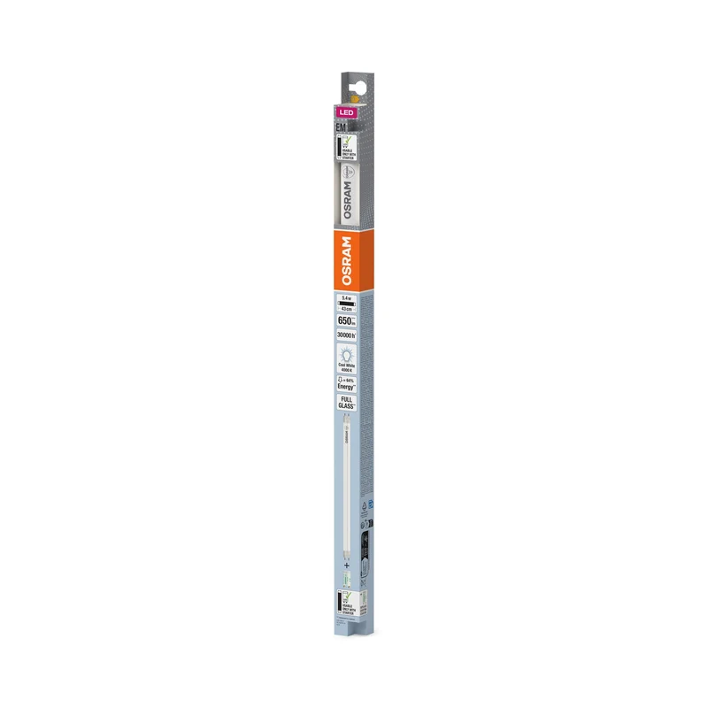 OSRAM LED Tube TUBE T8 EM 43,8cm 5.4W 840, 650 lm, 4000 K, Blanc froid