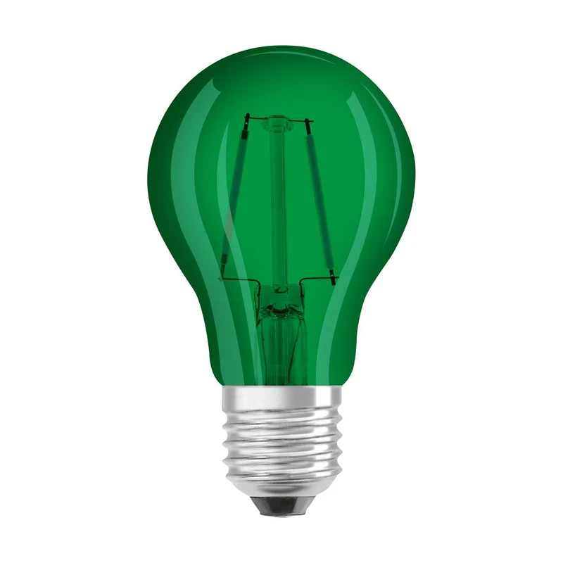 Lampe LED OSRAM LED STAR DÉCOR CLASSIC A 2,5W 175 Vert E27, 45 lm, 7500 K, Vert