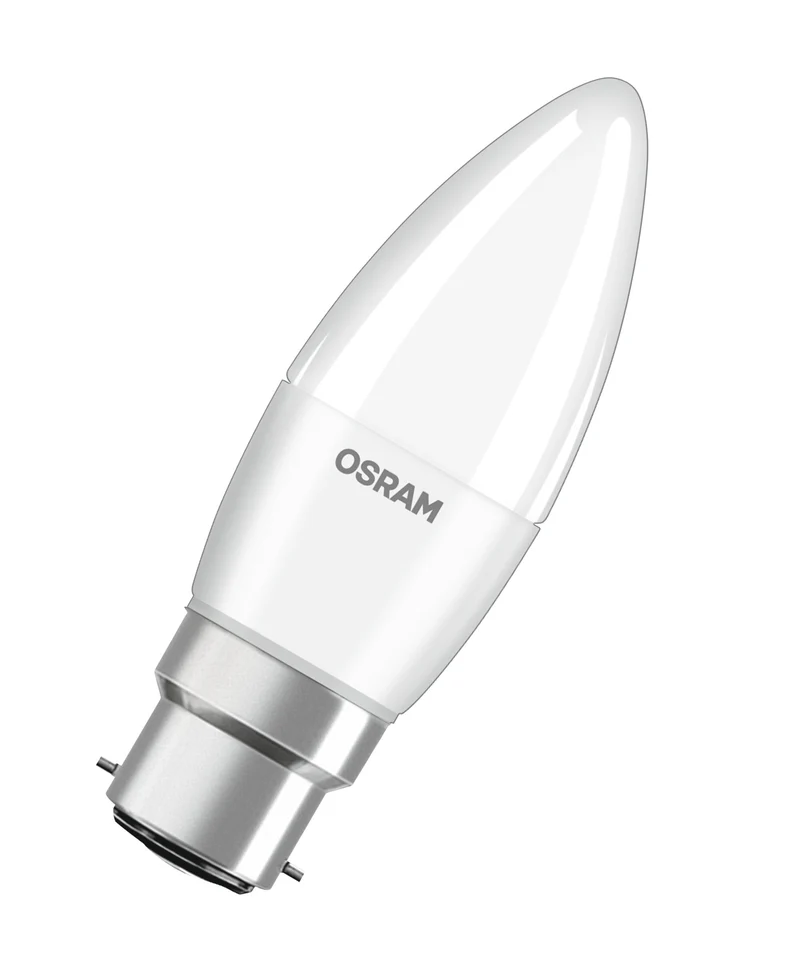 Lampe LED OSRAM LED STAR CLASSIC B 4,9W 827 Frosted B22d, 470 lm, 2700 K, blanc chaud