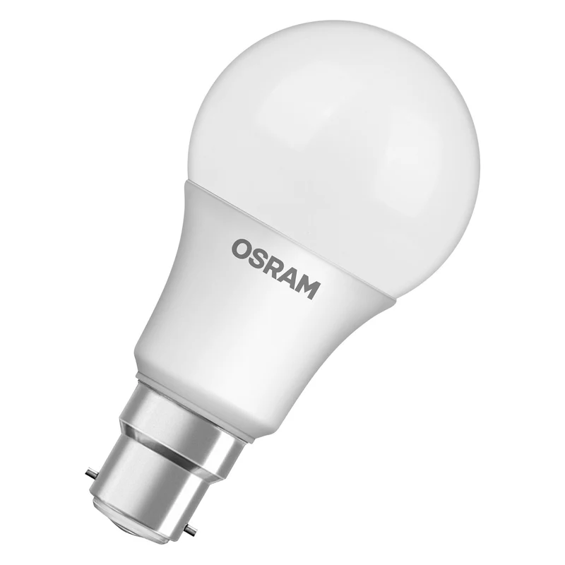Lampe LED OSRAM LED STAR CLASSIC A 8W 827 Frosted B22d, 806 lm, 2700 K, blanc chaud