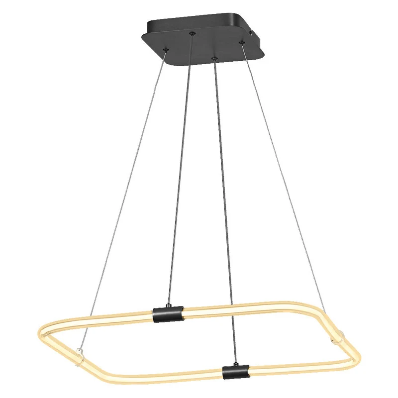 Suspension LEDVANCE DECOR Tetragon, 18 W, 3 000 K, 2 000 lm, blanc chaud, Click DIM