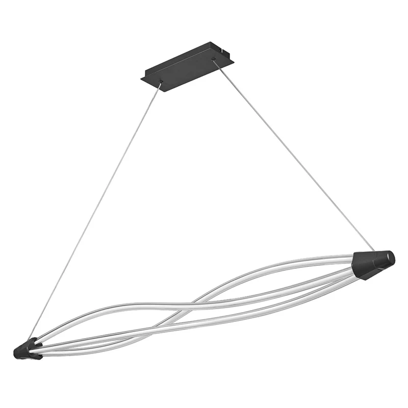 Suspension LEDVANCE DECOR Swirl, 22 W, 3 000 K, 2 400 lm, blanc chaud, Click DIM