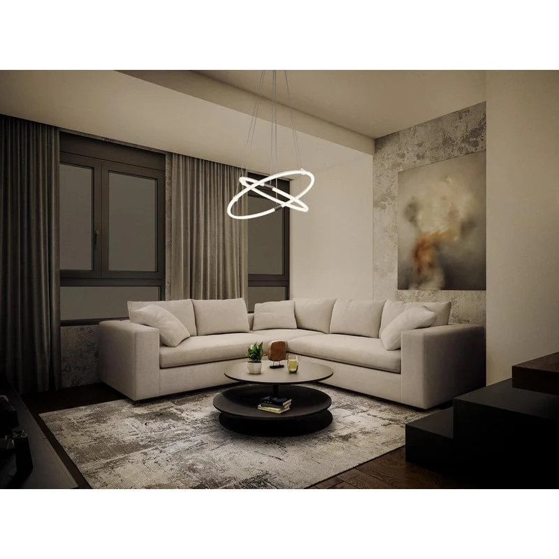 Suspension LEDVANCE DECOR Celestio, 21 W, 3 000 K, 2 400 lm, blanc chaud, Click DIM