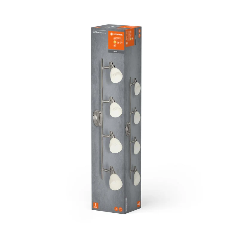 Spot LED LEDVANCE G9 G9 4 x 1,9 W, 800 lm, 2700 K, blanc chaud