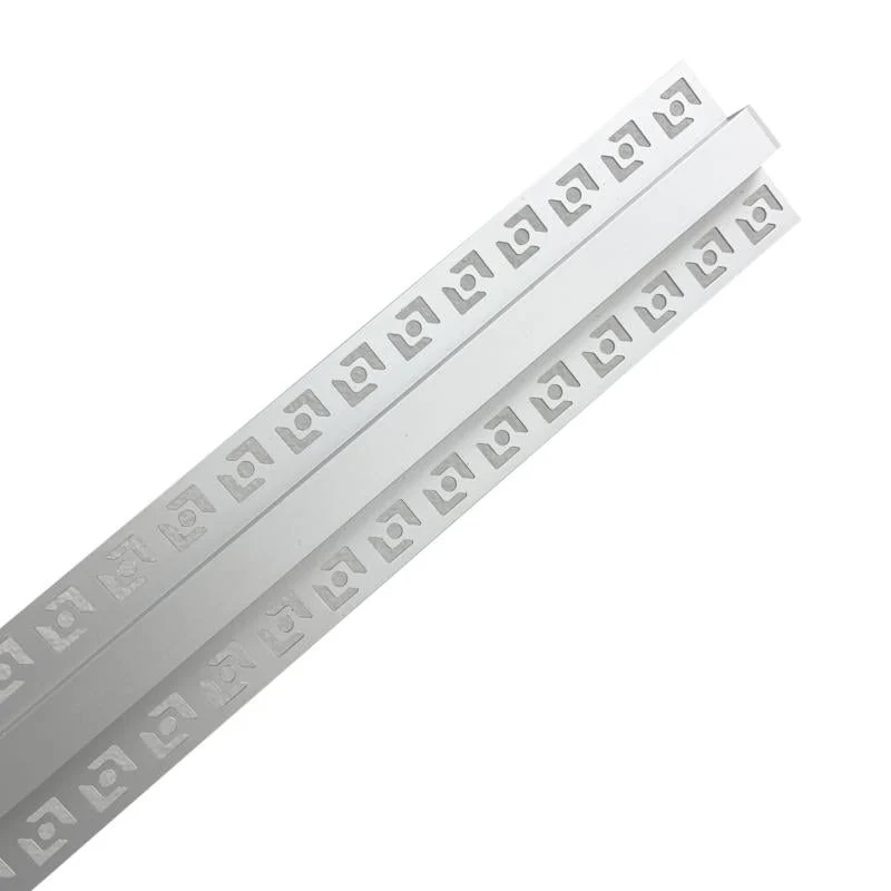 Profilé Aluminium encastrable 1m pour Ruban LED Couvercle Blanc Opaque