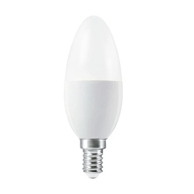 Lampe LED OSRAM Lampes LED Retrofit RGBW avec télécommande 4,2 W 827 Frosted E14 B-Form, 250 lm, 2700 K, Blanc chaud