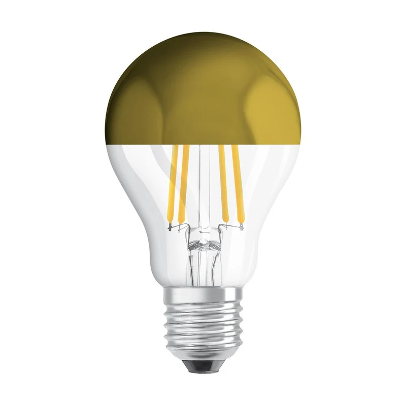 Lampe LED OSRAM LED Retrofit CLASSIC A Mirror 6,5W 827 Clear E27, 650 lm, 2700 K, blanc chaud