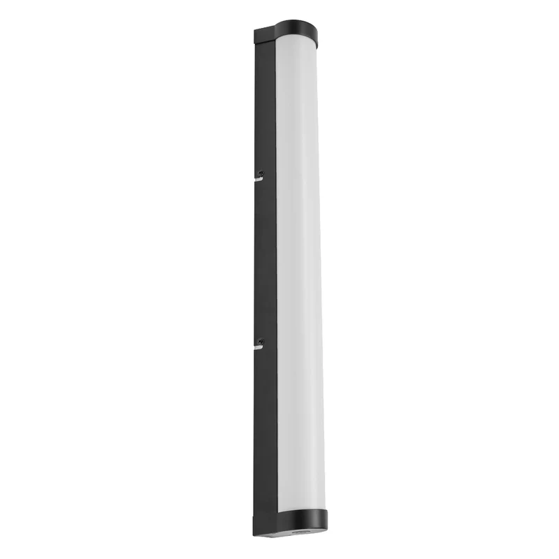 LEDVANCE ORBIS Tube miroir/applique salle de bain verre dépoli 12W 60cm noir